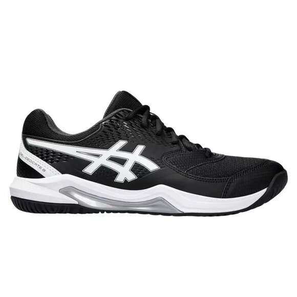 Asics Gel Gel-Dedicate 8 Pickleball Shoes Black Men's Size 10.5 NEW [jb] - Picture 2 of 16